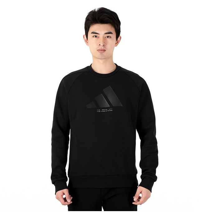 Áo Sweater 𝐀𝐝𝐢𝐝𝐚𝐬 𝐓𝐞𝐜𝐡 𝐋𝐨𝐠𝐨 𝐒𝐰𝐞𝐚𝐭𝐬𝐡𝐢𝐫𝐭 𝐌𝐞𝐧'𝐬++HE9901++Hàng Chính Hãng cho Nam