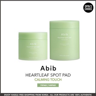 75/ 140 miếng chăm sóc làm dịu da abib heartleaf spot pad caming touch