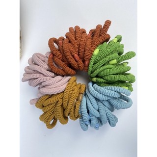 Set 5 cái Cột Tóc Nhiều Màu Sắc Đơn Giản