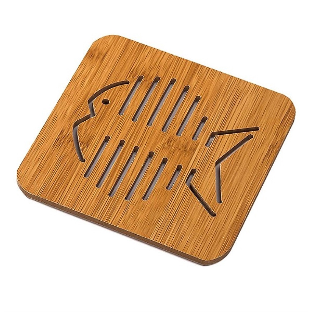 Tấm gỗ lót ly chống trượt chịu nhiệt tốt