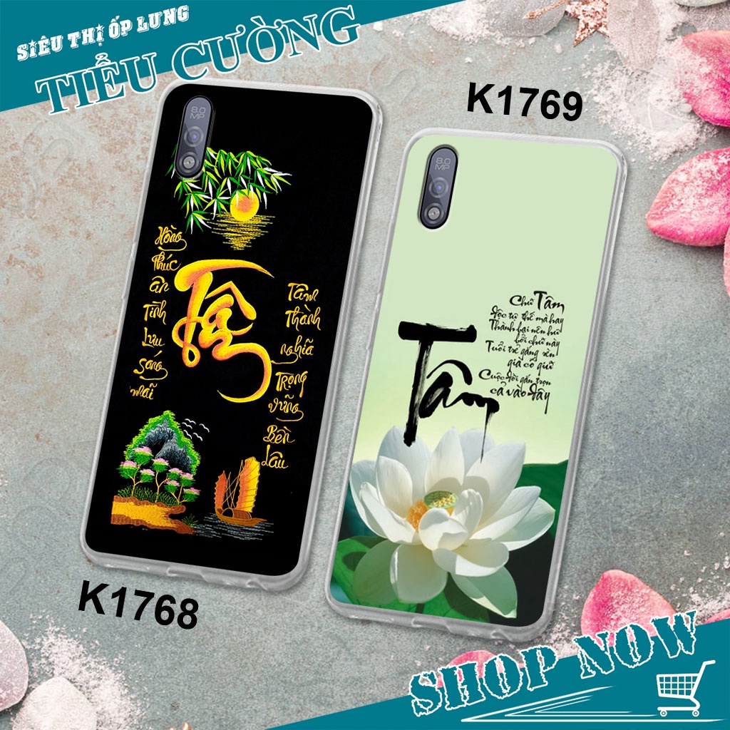 Ốp dẻo trong Vsmart Bee 3 / Bee3 in hình Thư Pháp cực độc, RẺ-BỀN-ĐẸP
