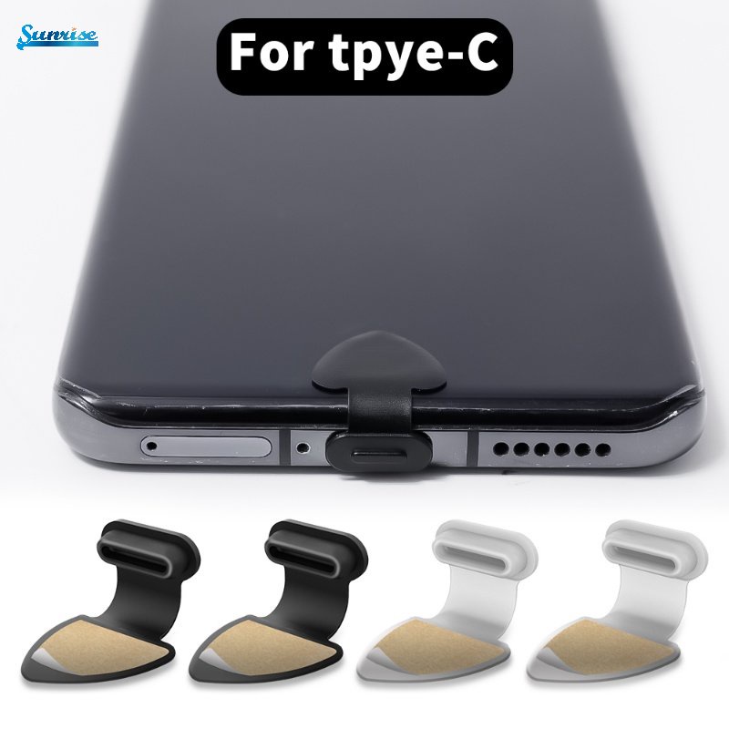 1 Nút Chặn Cổng Sạc Chống Bụi Chống Mất Loại C Bằng Silicon Hình Trái Tim Cho Điện Thoại