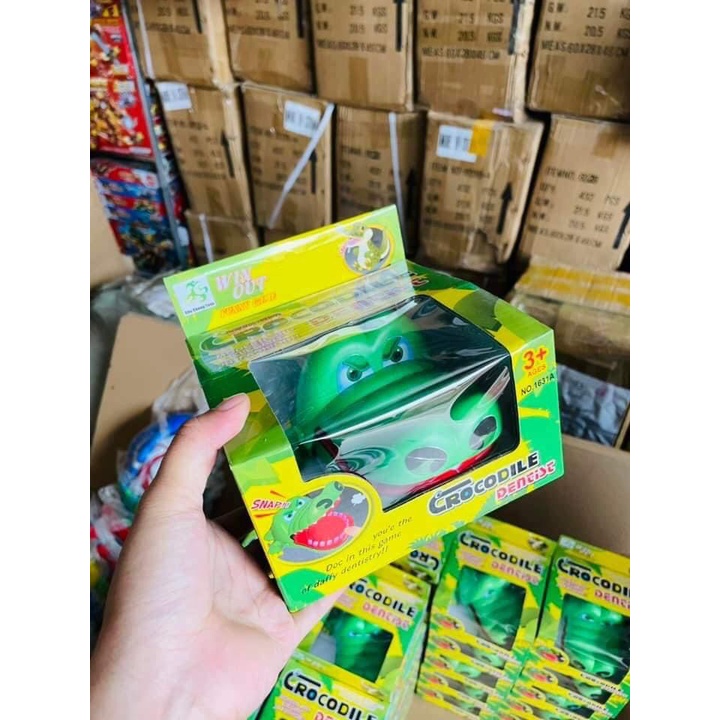 Đồ chơi Cá Sấu cắn tay cho bé - Khám răng Cá Sấu [Loại Lớn]