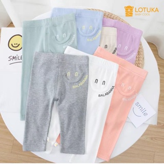 Quần legging LOTUKA chất len tăm siêu co giãn, quần dài bé trai