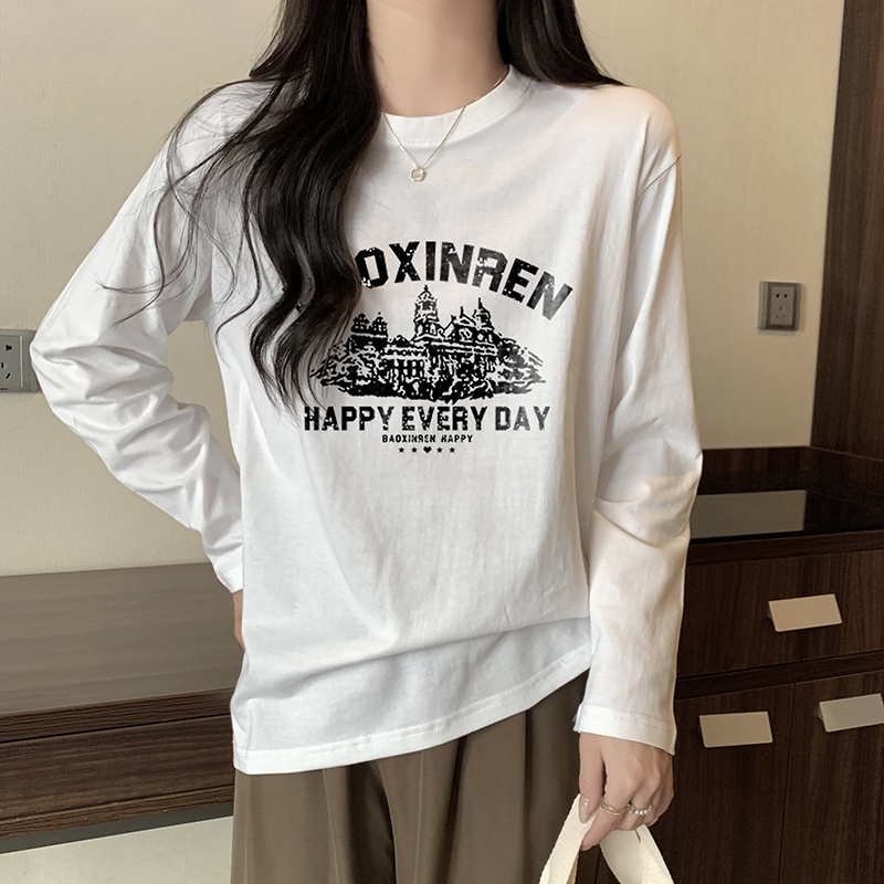 NRVP Áo Thun Nữ Dài Tay Thời Trang Hàn Quốc 2023