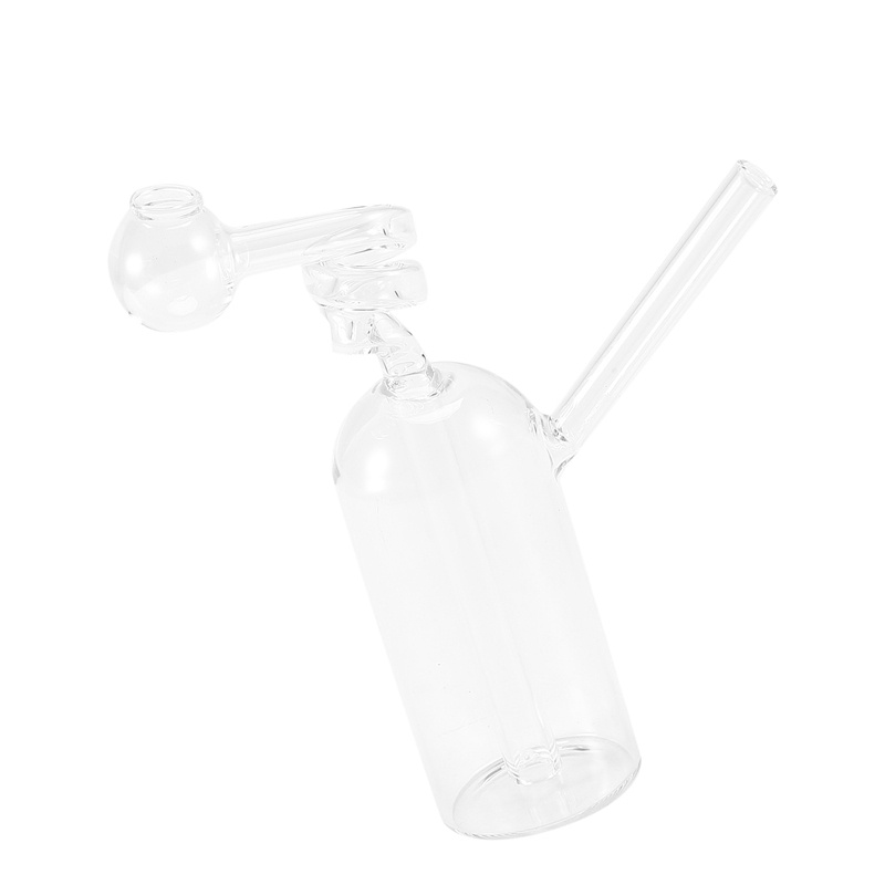 Kính Bình Hoa Thủy Tinh Có Tay Cầm Bong Bóng Trang Trí Sân Vườn