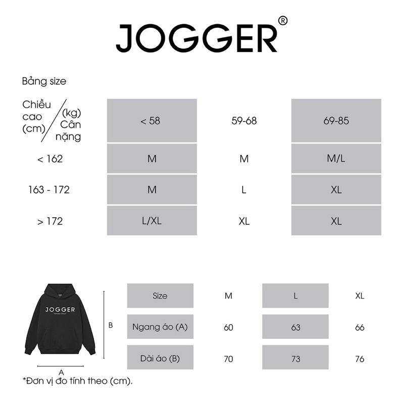 Áo Hoodie JOGGER black chữ đỏ Unisex Nam Nữ Form Rộng Nỉ Bông