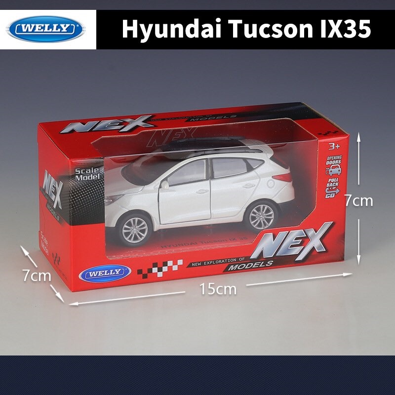 Ô TÔ MÔ HÌNH SANTAFE HUYNHDAI TUCSON MÔ HÌNH KIM LOẠI