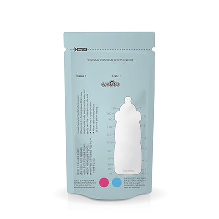 Túi trữ sữa cảm ứng nhiệt Spectra Hàn Quốc 200ml không chứa BPA (Chính hãng)