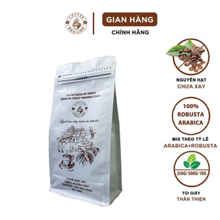 Cà phê nguyên hạt pha máy robusta rang mộc đậm vị, bảo linh coffee từ buôn mê thuột
