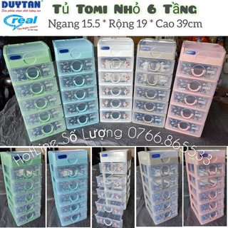 { Tổng kho giá rẻ }Tủ nhựa duy tân Tomi nhỏ 6 Ngăn