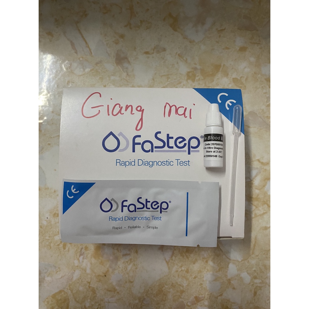 Que test giang mai Syphilis chính hãng Fastep