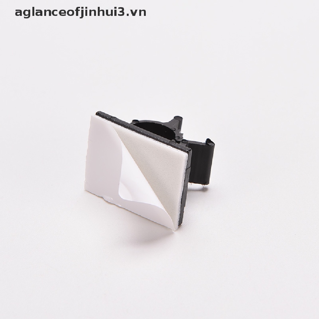 Set 10 Kẹp Dây Cáp Bằng Nilon Màu Đen Có Thể Điều Chỉnh Tiện Dụng