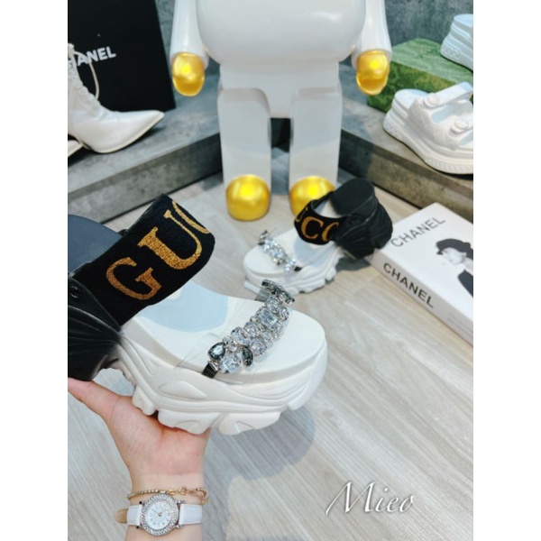 hm Dép Bánh Mì Đế 10p Gc 2 Quai Đá Nhẹ Mềm Êm Fullbox