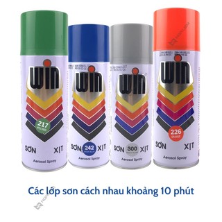 Sơn xịt WIN Spray Đủ Màu (400ml) [Hàng chính hãng nhà sản xuất]