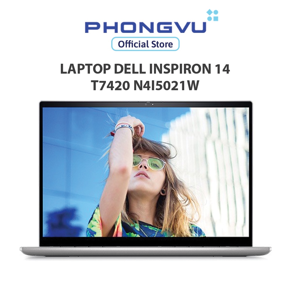 Máy tính xách tay/ Laptop Dell Inspiron 14 T7420 N4I5021W (i5 -1235U) (Bạc) - Bảo hành 12 tháng