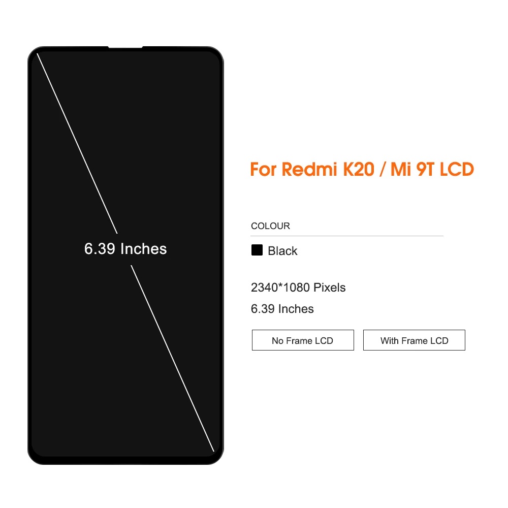 Màn Hình Cảm Ứng LCD Thay Thế Chuyên Dụng Cho Xiaomi Mi 9T Pro / Mi9T Redmi K20 / K20 Pro
