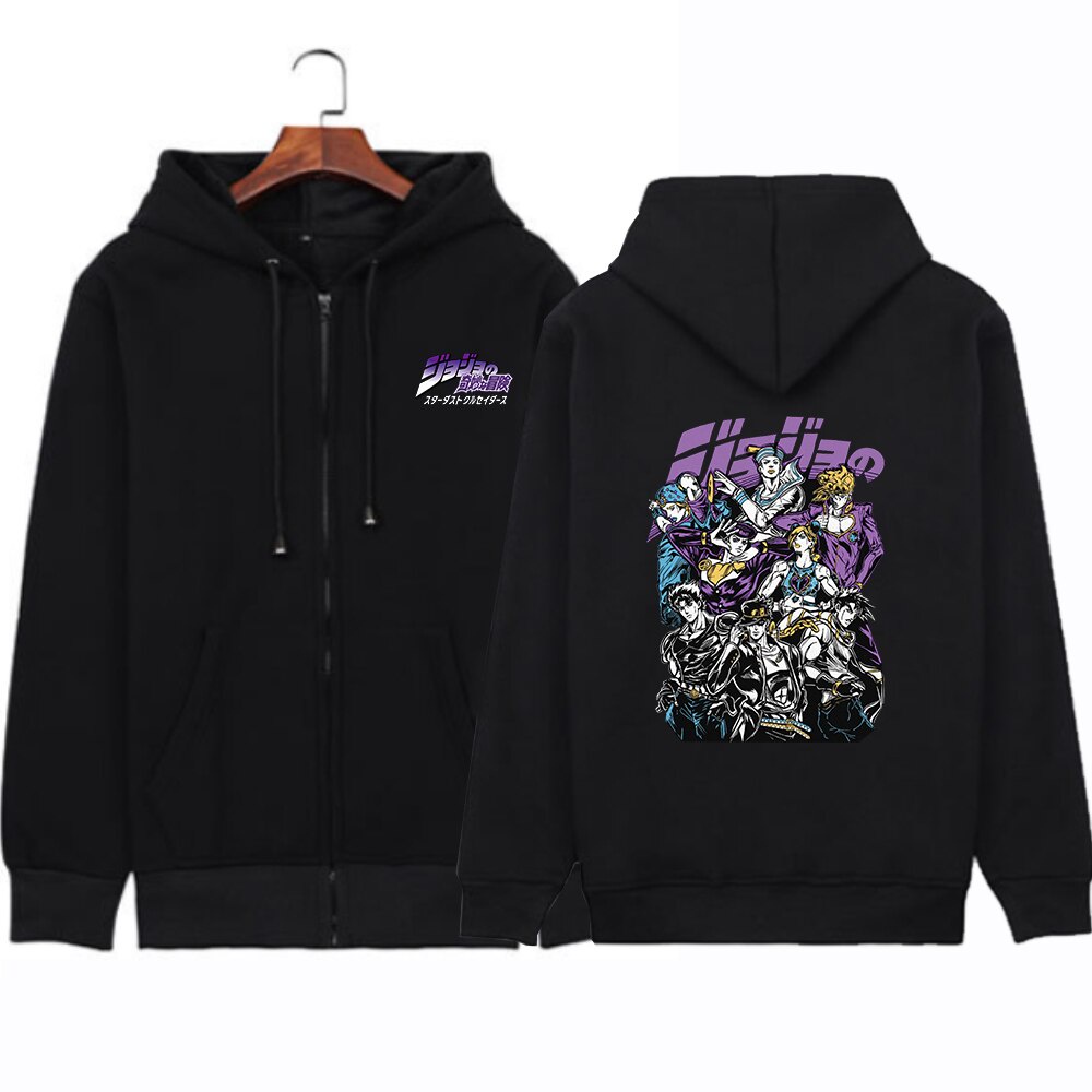 Áo hoodie in hình Anime Jojo Kỳ Dị Phiêu Lưu In Hoodie Chui Đầu Nữ Nam Áo Unisex