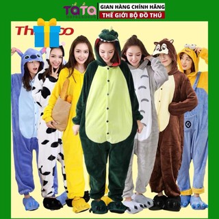 Bộ đồ thú khủng long xanh liền thân - cá sấu xanh cho người lớn ta6