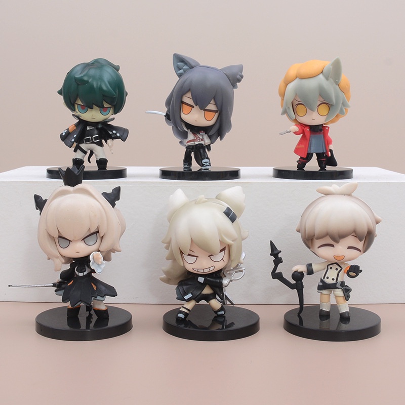 Bộ 6 Mô Hình Đồ Chơi Nhân Vật Anime Arknights