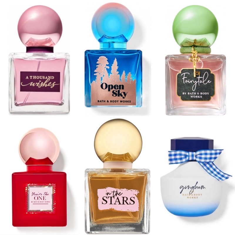 10ml Tổng hợp EDP BATH AND BODY WORKS Chai xịt mẫu thử NƯỚC HOA gingham in the stars a thousand wishes the one fairytale