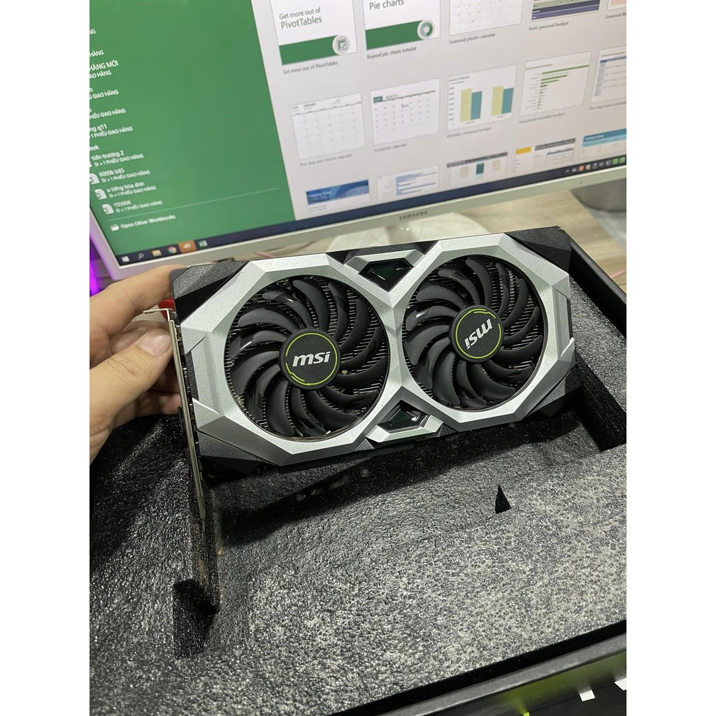 Card màn hình MSI GeForce RTX 2060 VENTUS 12G OC 12GB GDDR6