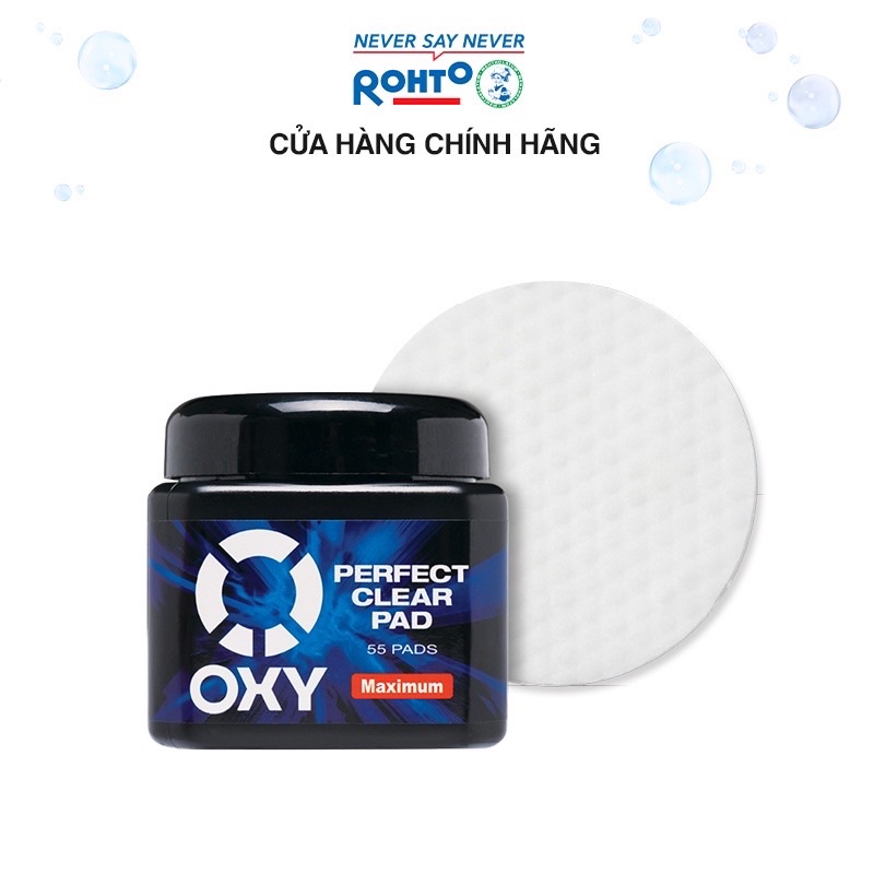 (Date 2025) OXY Perfect Clear Pad - Miếng Pad làm sạch da 55 miếng
