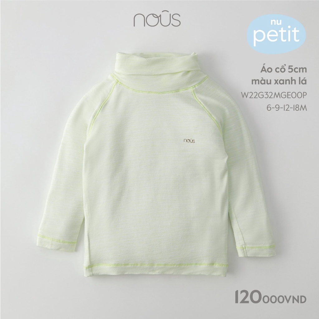 Áo cổ 5cm Nous Petit ( 6 - 24 tháng )
