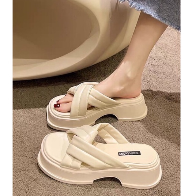 Dép Nữ đế Xuồng 6 phân dây XOẮN JIN Cao Cấp