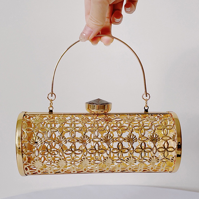 Túi đeo chéo JASMIN NOIR kiểu gối phối dây xích thời trang cho nữ