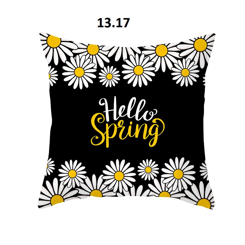 Vỏ gối tựa lưng văn phòng, trang tri sofa,nội thất nhà cửa M13