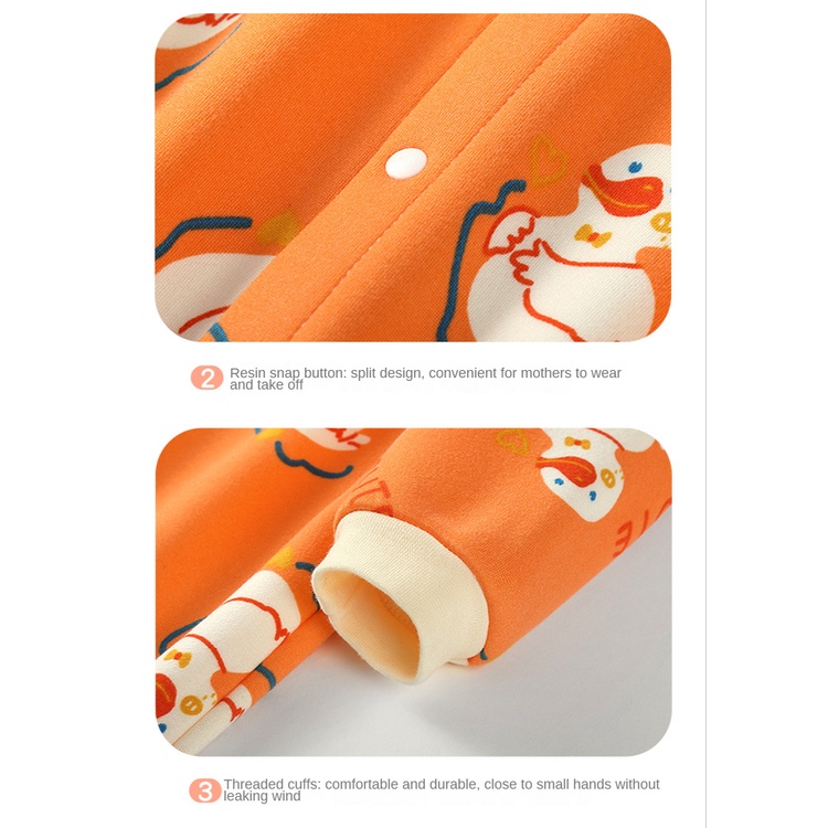 Bộ Áo Liền Quần Vải Cotton Tay Ngắn In Hoạt Hình Quả Cherry Dễ Thương Cho Bé Sơ Sinh