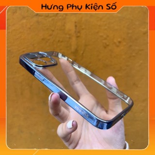 Ốp lưng bảo vệ camera] iphone 14/ 14 plus/ 14 pro/ 14 pro max/ 13/ 13 pro/ 13 pro max dẻo trong viền màu hiệu sulada@@