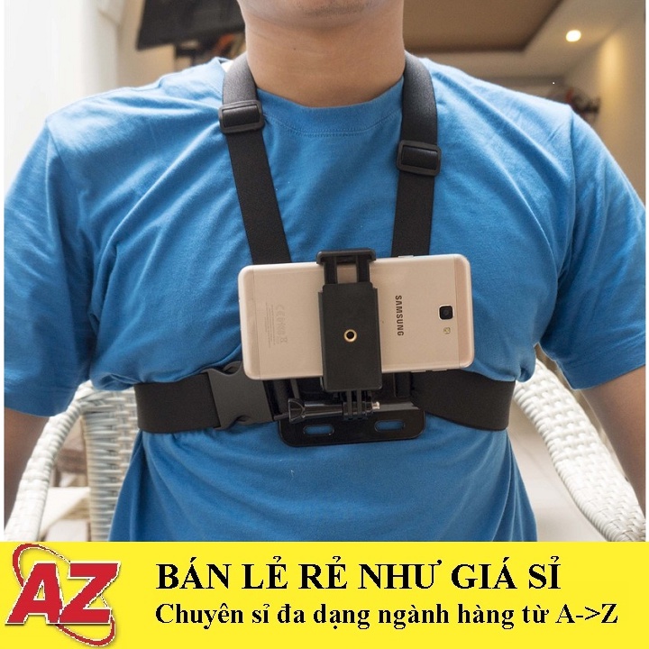Mẫu Mới - Dây Đeo Ngực Cho Điện Thoại Quay Phim Độc Đáo