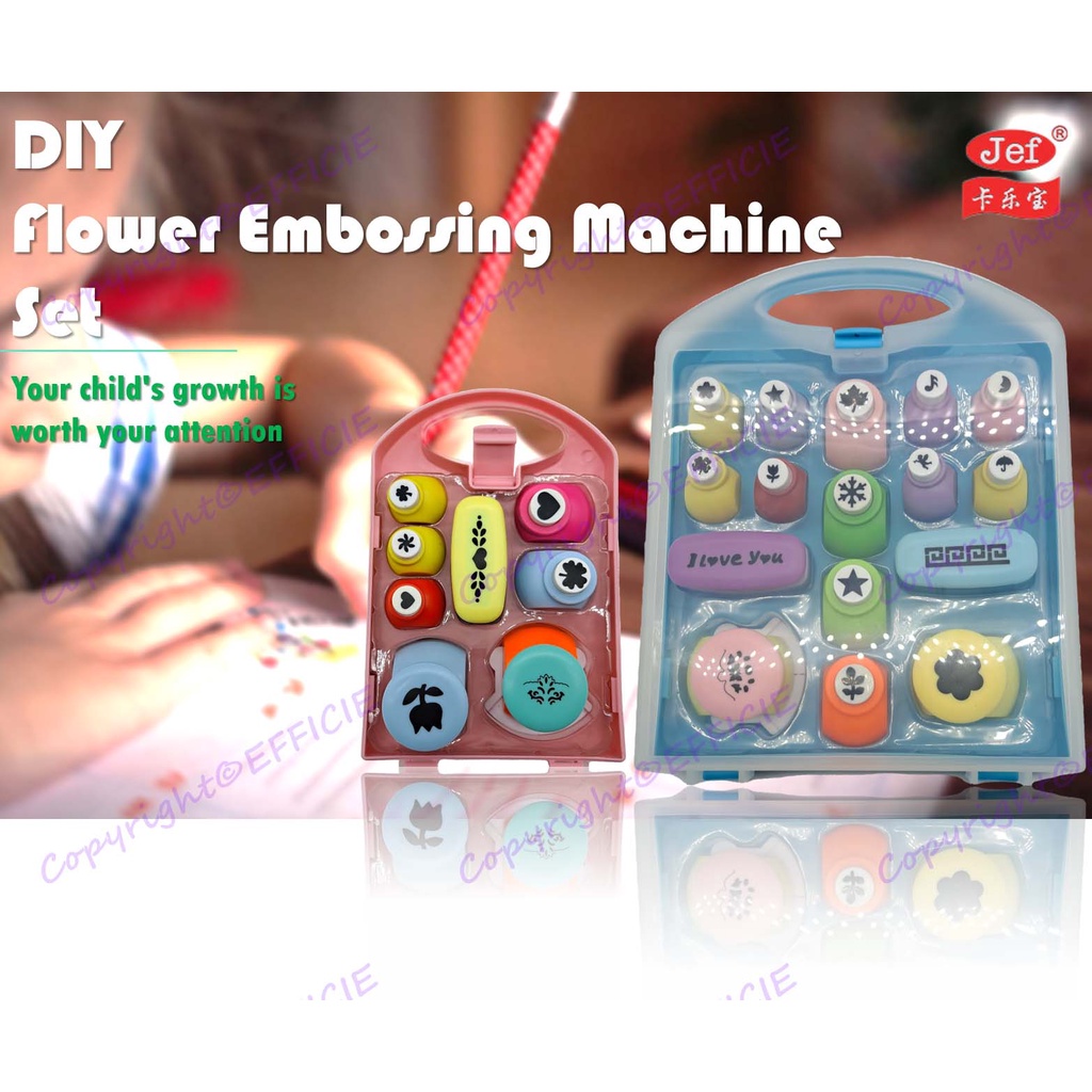Máy Đục Lỗ Dập Nổi Hình Bông Hoa DIY (Nguồn Điện Nhà Máy) (043)