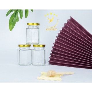 Combo 5 hũ thủy tinh lục giác 100ml