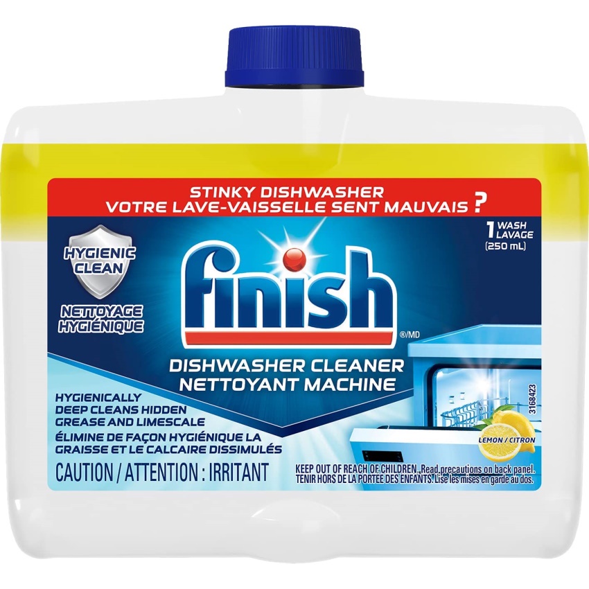 Combo viên rửa bát Finish All in One 120 viên + Muối Finish 1,5kg làm mềm nước cho máy rửa chén