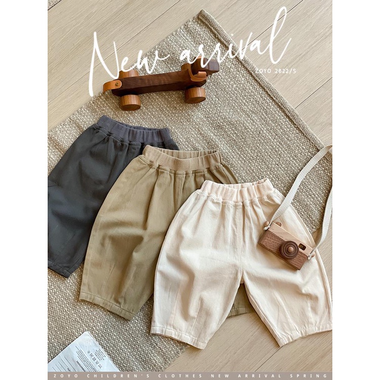 Quần Dài Dáng Rộng Màu Trơn Phong Cách Nhật Bản Thời Trang Xuân Thu 20222 Cho Bé