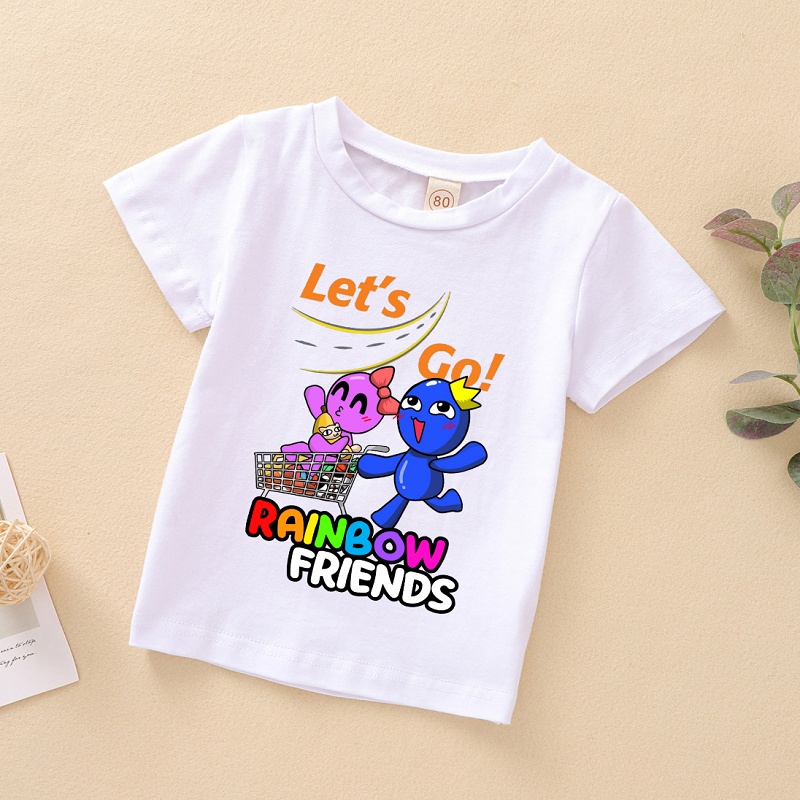 Áo Thun In Hình Rainbow Friends Roblox cực chất cho bé trai bé gái