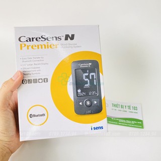 Máy đo đường huyết caresens n premier - tặng 25 que thử tiểu đường - đo chính xác 99%, bảo hành trọn đời