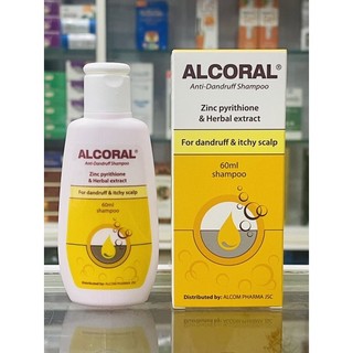 Dầu gội chống gàu Alcoral - 60ml