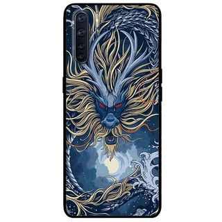 Ốp lưng Oppo Reno 3 / A91 - Reno 3 Pro - Reno 4 - Reno 4 Pro - Reno 5 - Reno 5 Pro mẫu Rồng Xanh