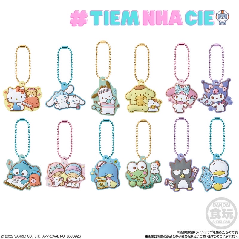 Móc khoá nhân phẩm Sanrio Hello Kitty gummy 2