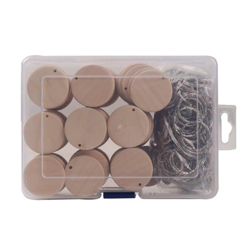 Set 100 Thẻ Gỗ Hình Tròn Có Lỗ Treo Chìa Khóa Nhắc Nhở Nhắc Nhở Nhắc Nhở Đồ Thủ Công DIY