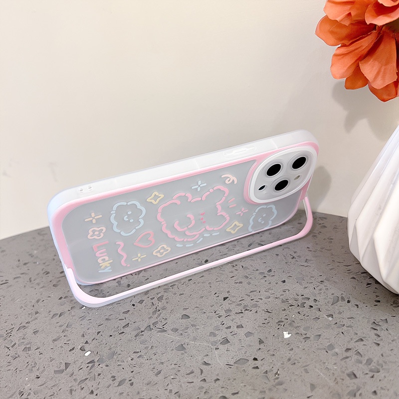 Ốp Điện Thoại Có Giá Đỡ Hình Đám Mây Thỏ Cho iphone7 / 7plus / 8 / 8plus / xs / 11 / 12 / 13 / 14 / pro / max / plus / promax