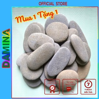 ĐÁ TẮM  TỰ NHIÊN, 1Kg Sỏi Đen bóng ánh tự nhiên hàng nhập khẩu