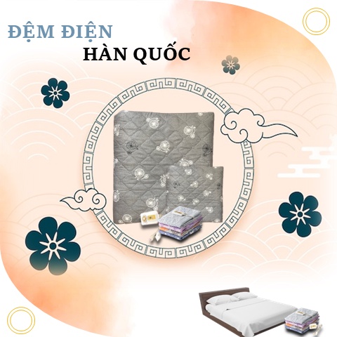 ⚡️Flash sale⚡️ Đệm Sưởi Điện, Chăn Điện Vải Cotton Hàn Quốc Hanil Cam Kết Hàng Chính Hãng, Sưở