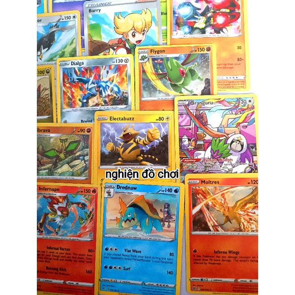 200 thẻ bài POKEMON XYGO. Không giao trùng.