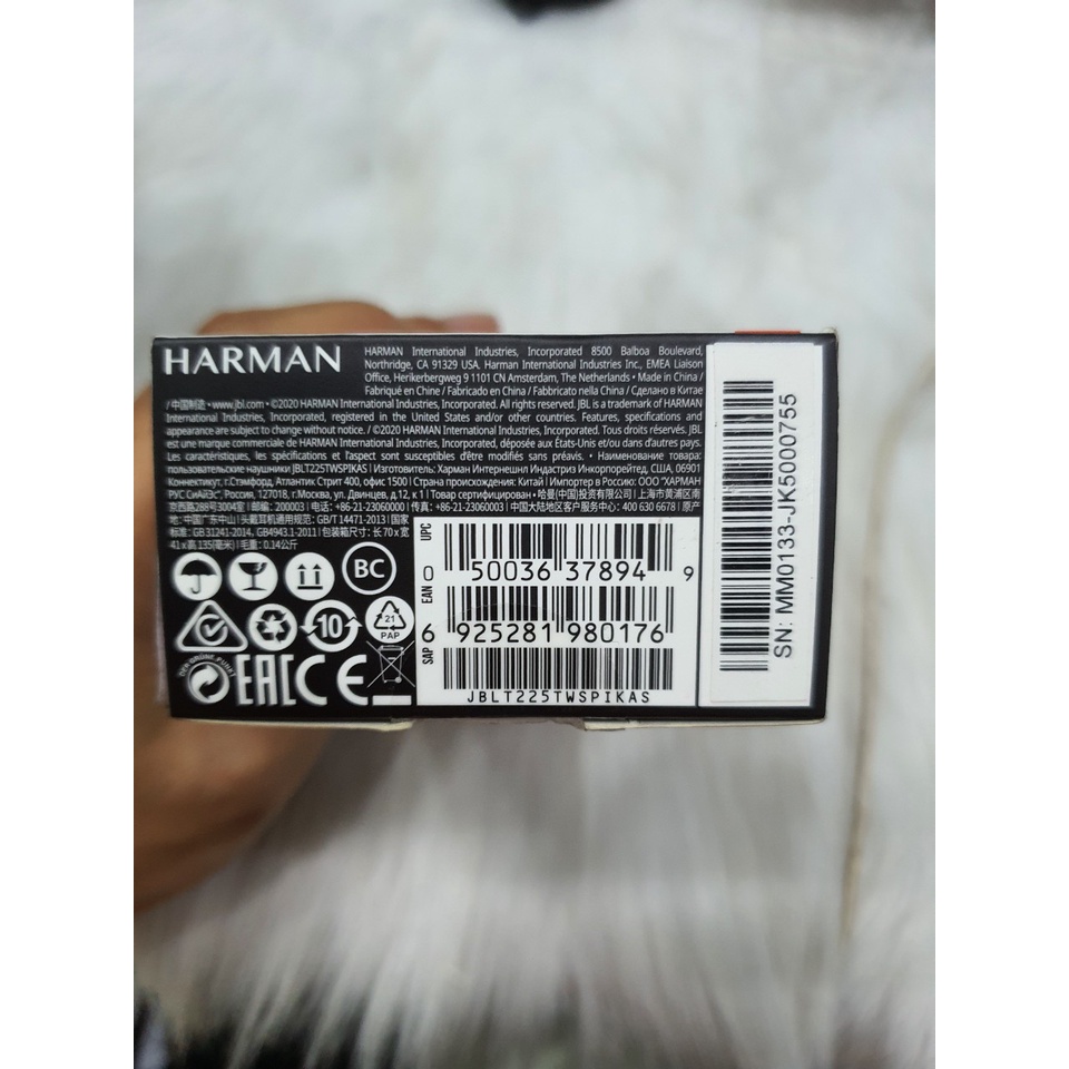 Tai Nghe Bluetooth Không Dây Jbl TUNE TWS chính hãng