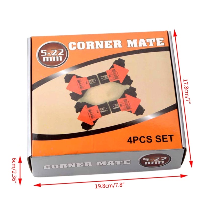 Kẹp Góc 90 / 90 Độ Chuyên Dụng Chất Lượng Cao° Kẹp Cố Định Góc Phải Có Thể Điều Chỉnh Cho Chế Biến Gỗ